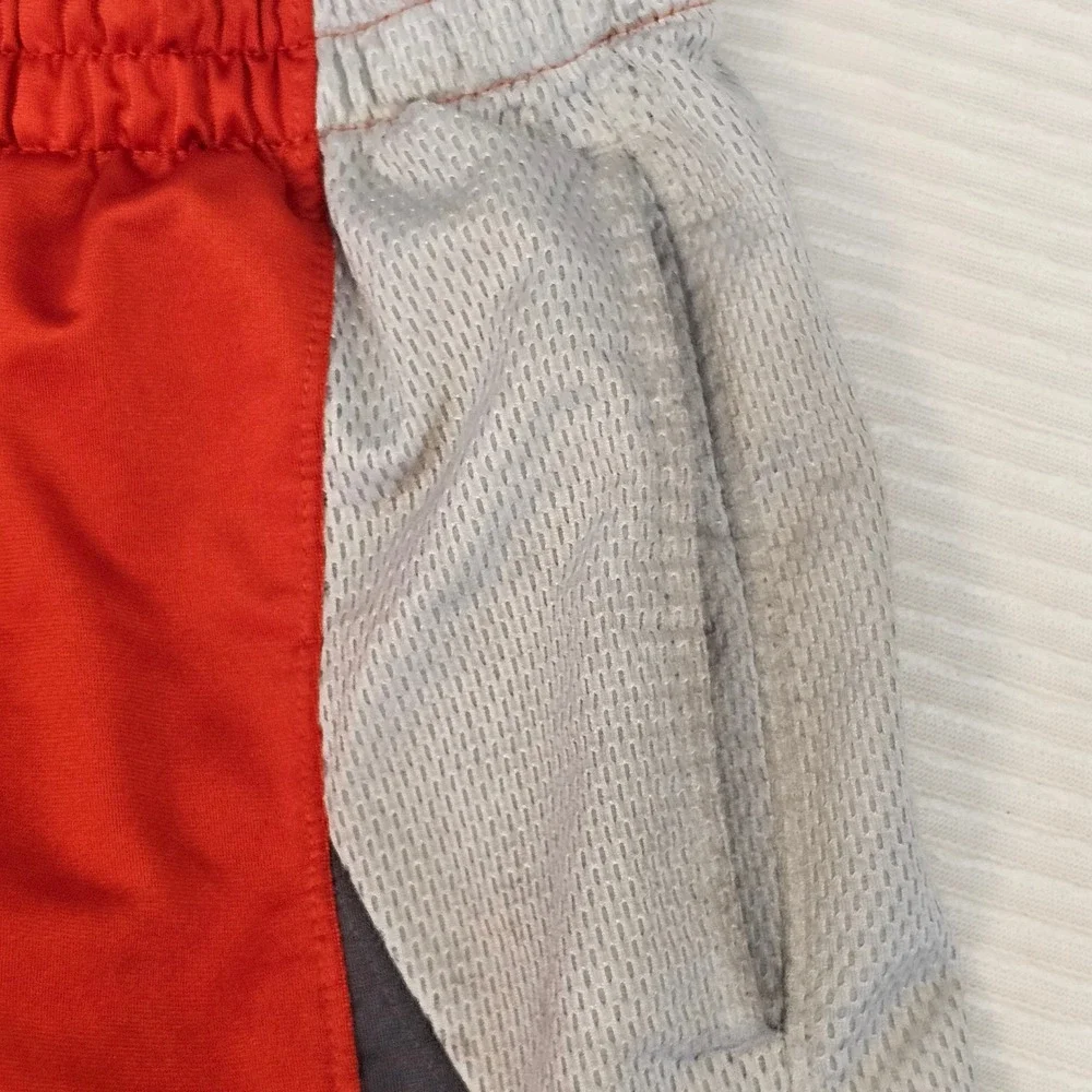 Jordan Brand Basketball Shorts Mens XXL Red Grey White Colorblock Jumpman Mesh